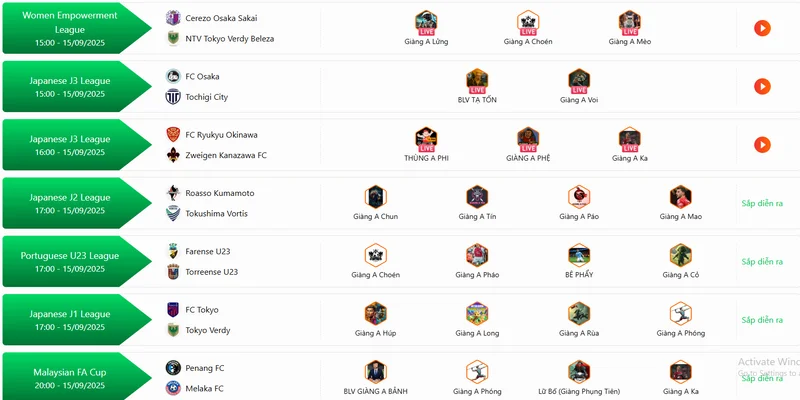 Chọn bình luận viên yêu thích - Xem bóng đá đa góc nhìn